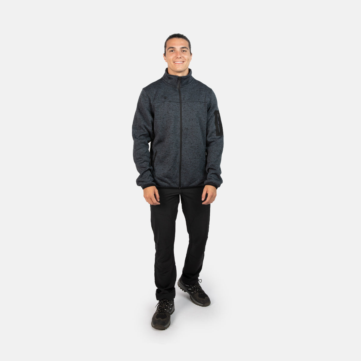 SAMAUN M STRICKFLEECEJACKE