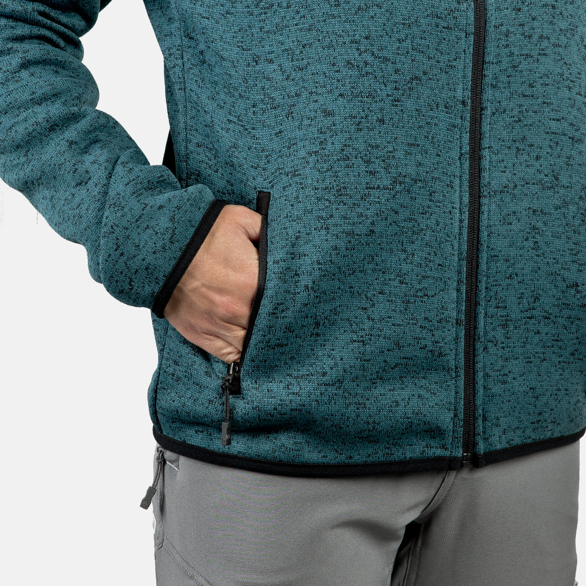 SAMAUN M STRICKFLEECEJACKE