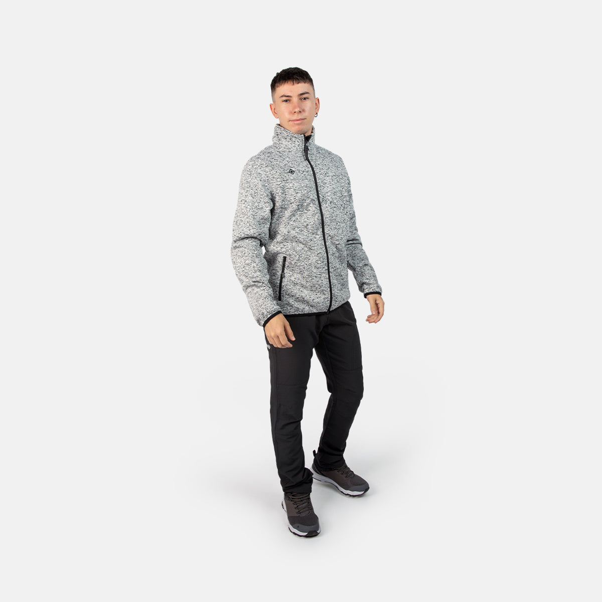 SAMAUN M STRICKFLEECEJACKE