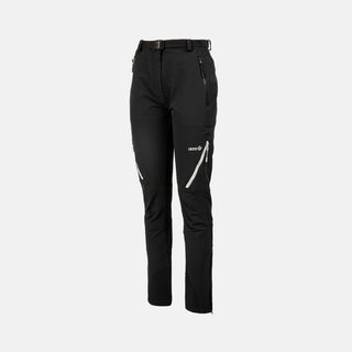 PANTALON DE MONTAÑA AGON W - BLACK/SILVER / 2XS