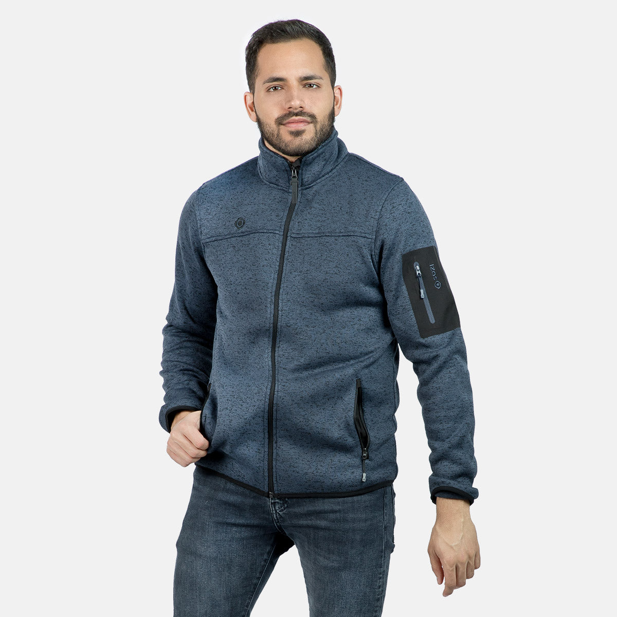SAMAUN M STRICKFLEECEJACKE