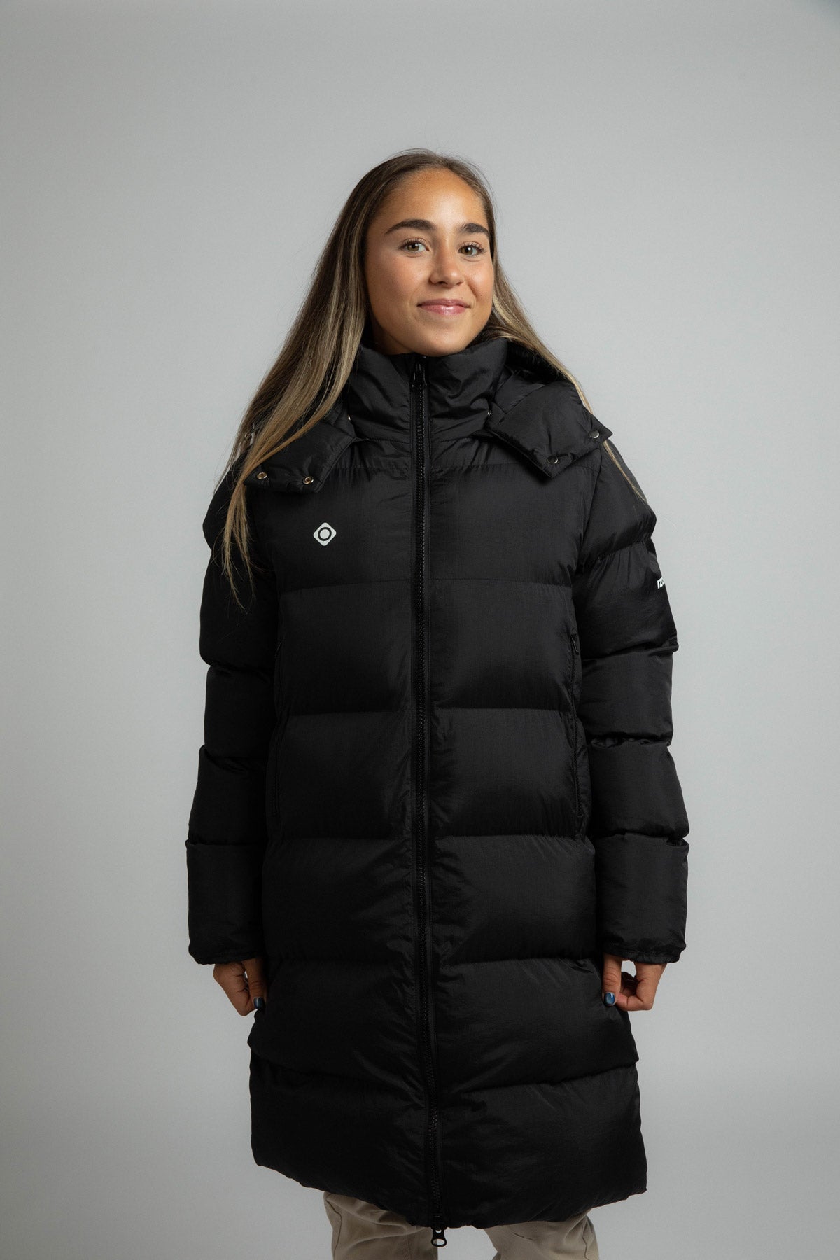 CHAQUETA LARGA DE FIBRA BOTAYA