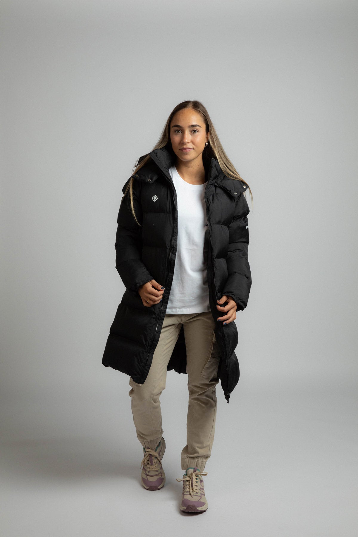 CHAQUETA LARGA DE FIBRA BOTAYA