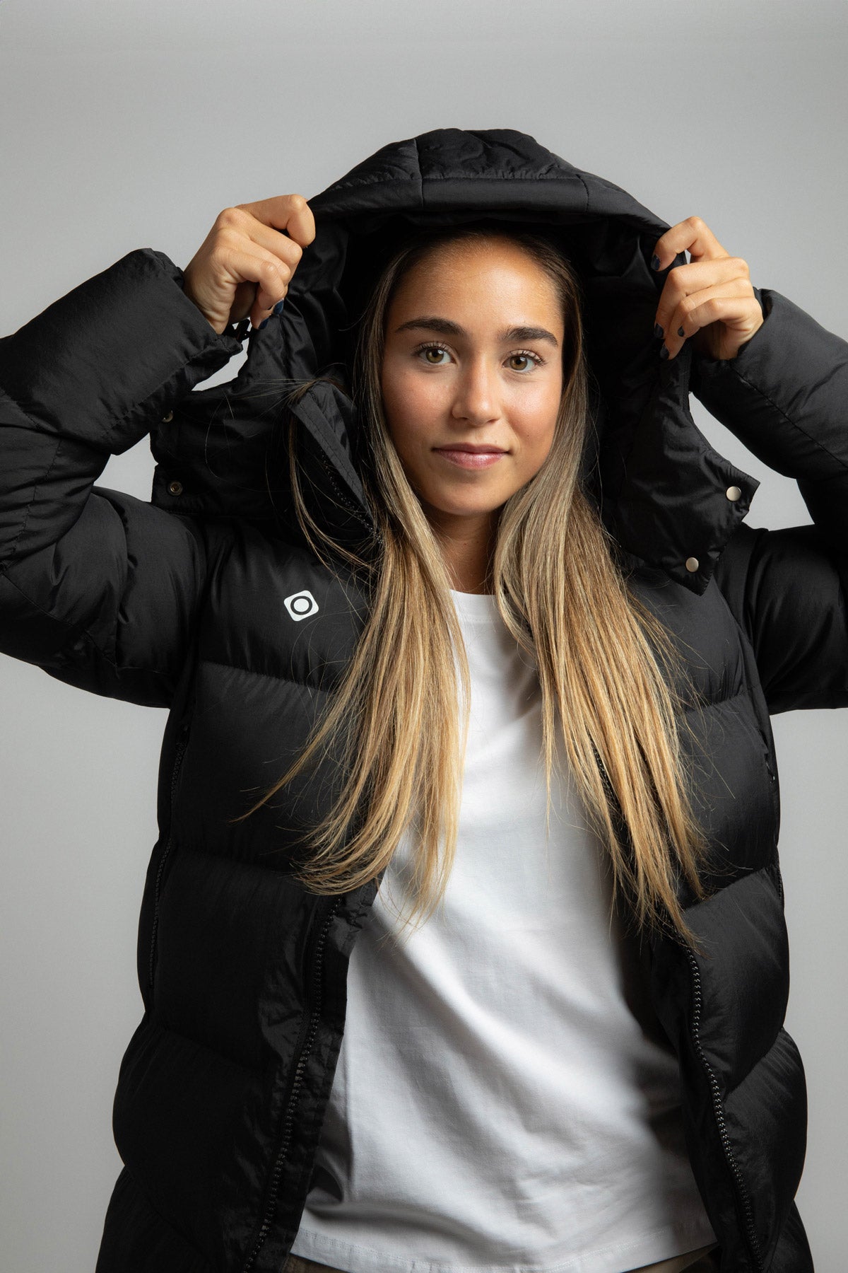 CHAQUETA LARGA DE FIBRA BOTAYA