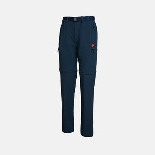 PANTALON DESMONTABLE AREZZO W DT - NAVY BLUE/LIGHT BLUE/CORAL / XS