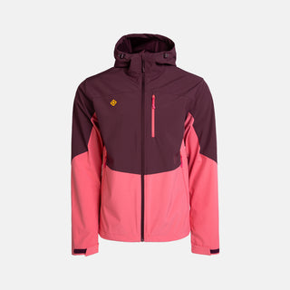 CHAQUETA SOFT SHELL HOMBRE LANETT M - WINE / S