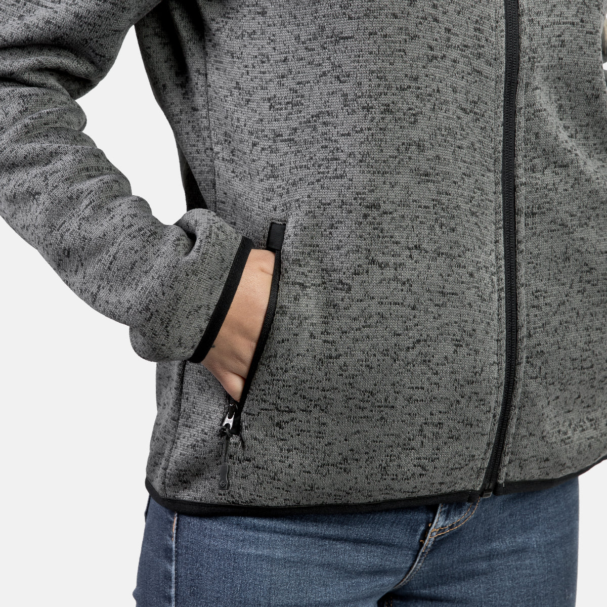 CHAQUETA POLAR DE PUNTO SAMAUN W