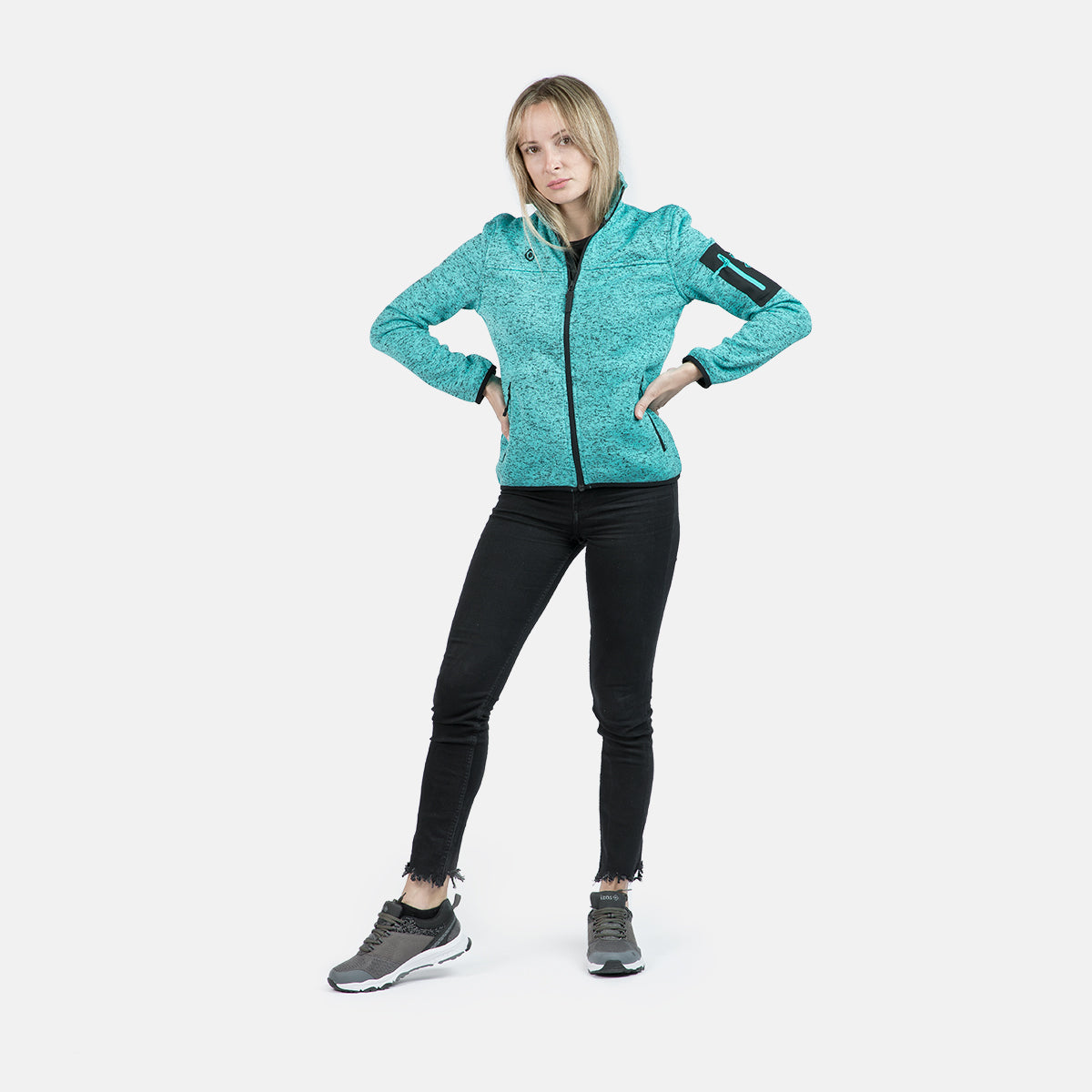 SAMAUN W GIACCA IN PILE A MAGLIA