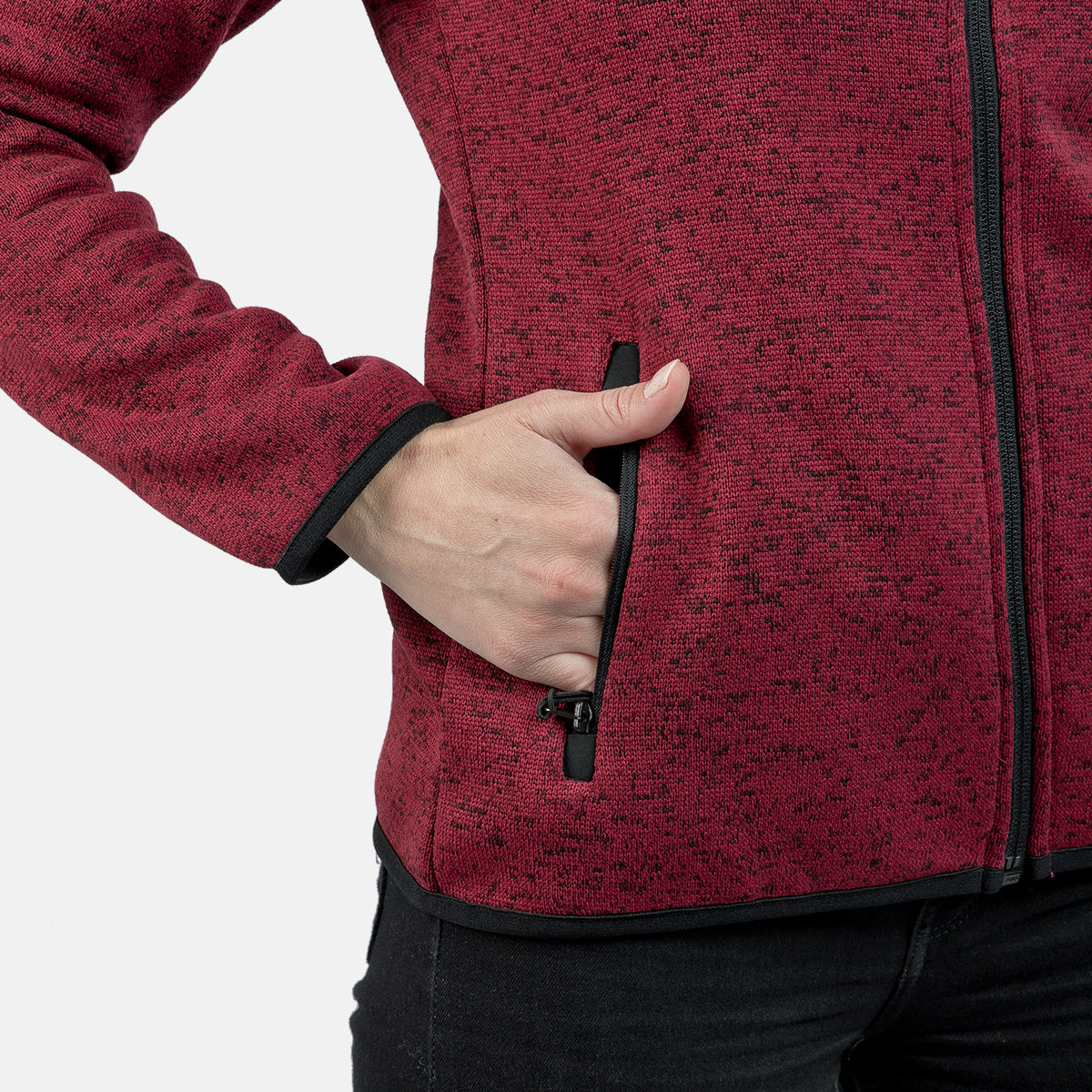 SAMAUN W GIACCA IN PILE A MAGLIA