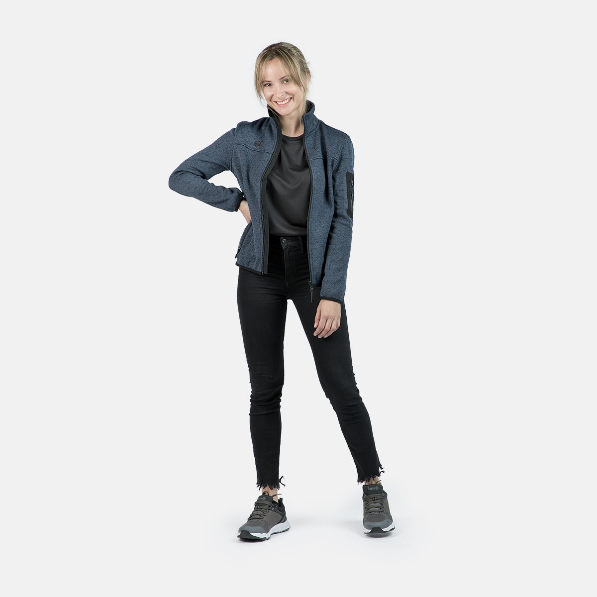 SAMAUN W GIACCA IN PILE A MAGLIA