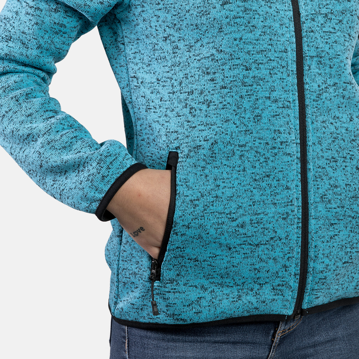 SAMAUN W GIACCA IN PILE A MAGLIA