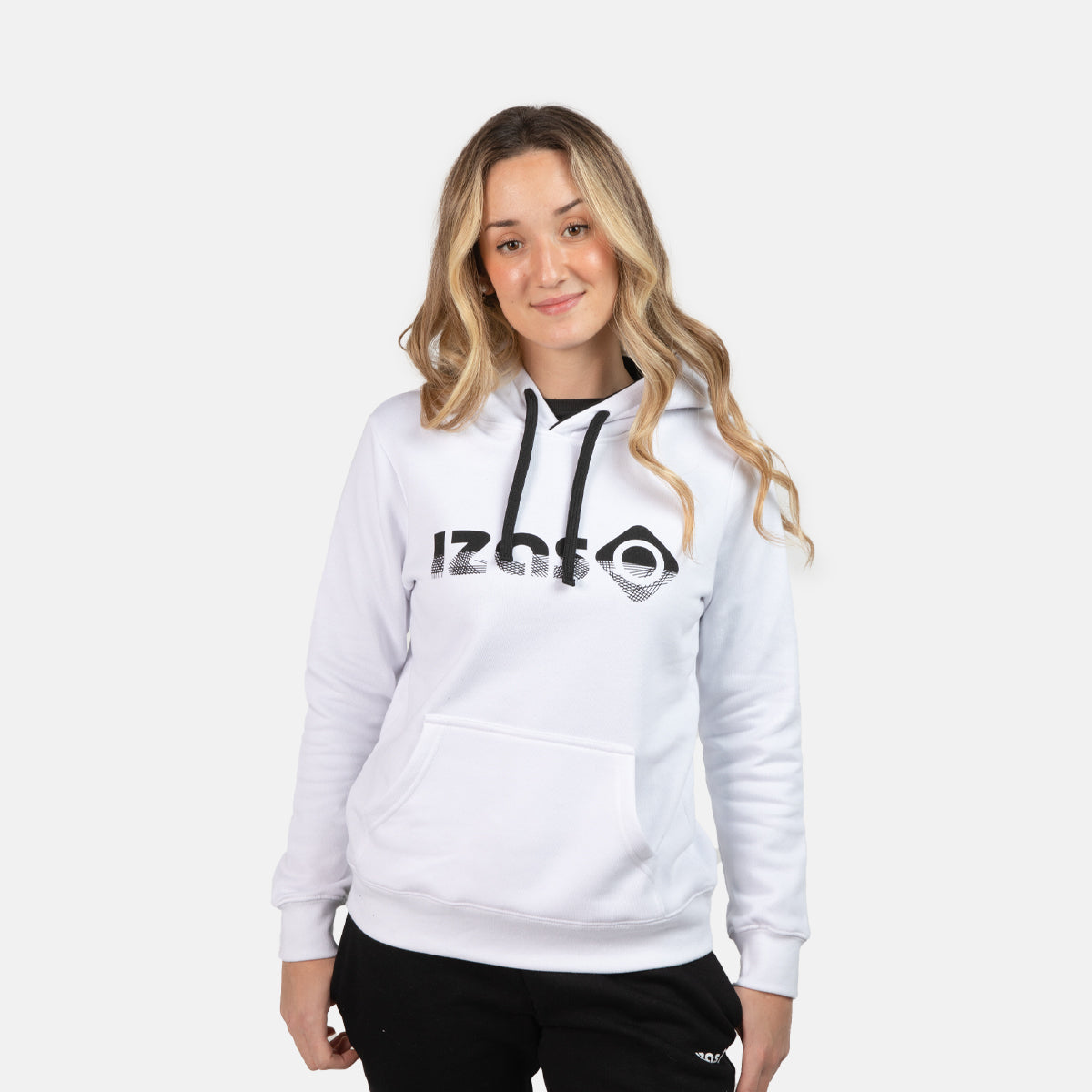 SUDADERA BASICA ALGODON CON CAPUCHA MUJER RODHES SWEAT C/C W
