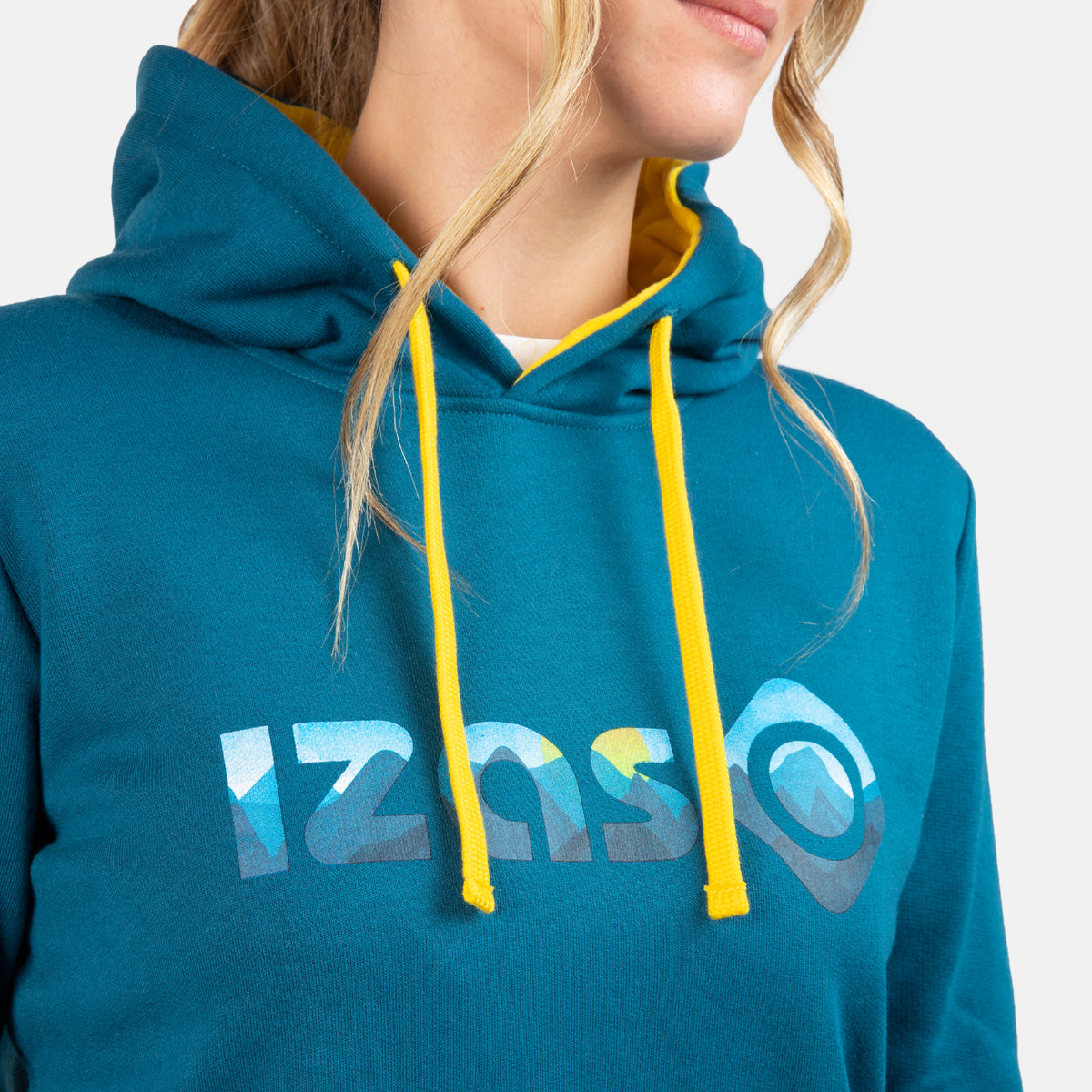 SUDADERA BASICA ALGODON CON CAPUCHA MUJER RODHES SWEAT C/C W