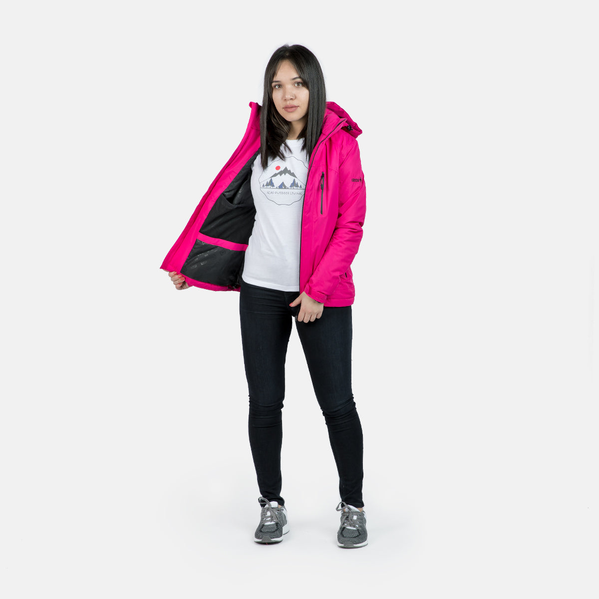 NALUNS W GIACCA IN FIBRA IMPERMEABILE