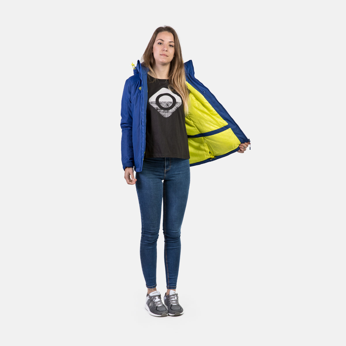 NALUNS W GIACCA IN FIBRA IMPERMEABILE