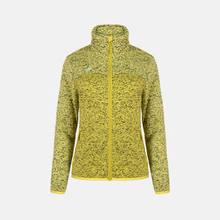 CHAQUETA POLAR DE PUNTO SAMAUN II W - YELLOW / 2XL