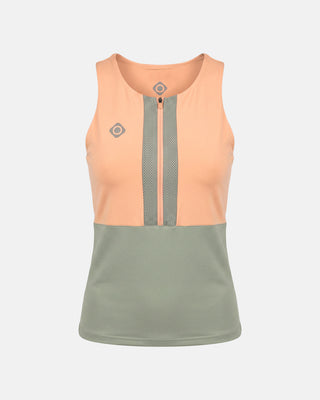 CAMISETA PADEL MUJER SELMA - LIGHT CAKI / XS