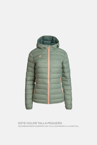 CHAQUETA FIBRA MUJER SINDU W V2 - LIGHT CAKI/PEACH / 2XL