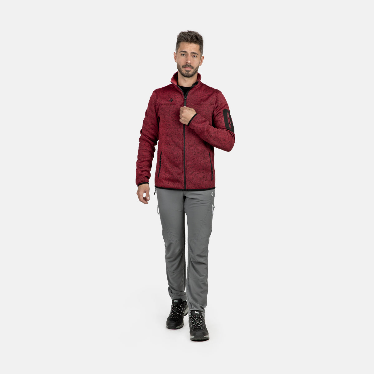 SAMAUN M STRICKFLEECEJACKE