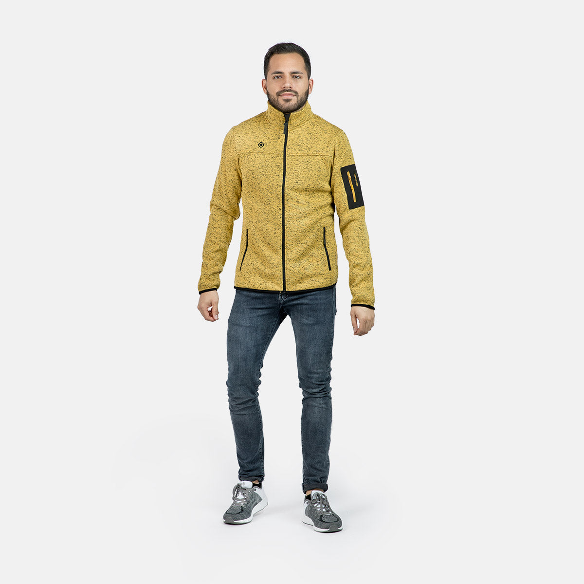 SAMAUN M STRICKFLEECEJACKE
