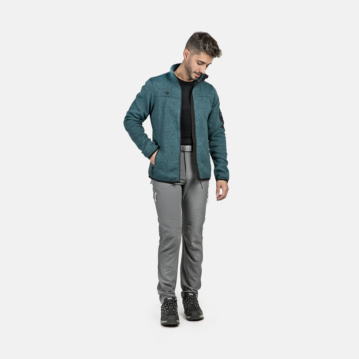 SAMAUN M STRICKFLEECEJACKE