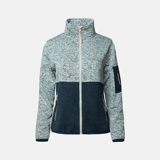CHAQUETA POLAR DE PUNTO VADIEL W - LIGHT BLUE/NAVY BLUE / S